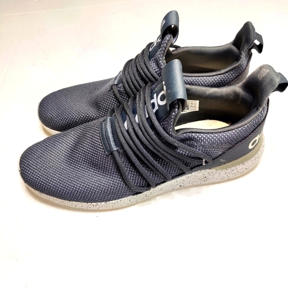 ADIDAS Men’s Lite Racer Adapt 3.0 Athletic Sustainable Sneakers Gray Size 13